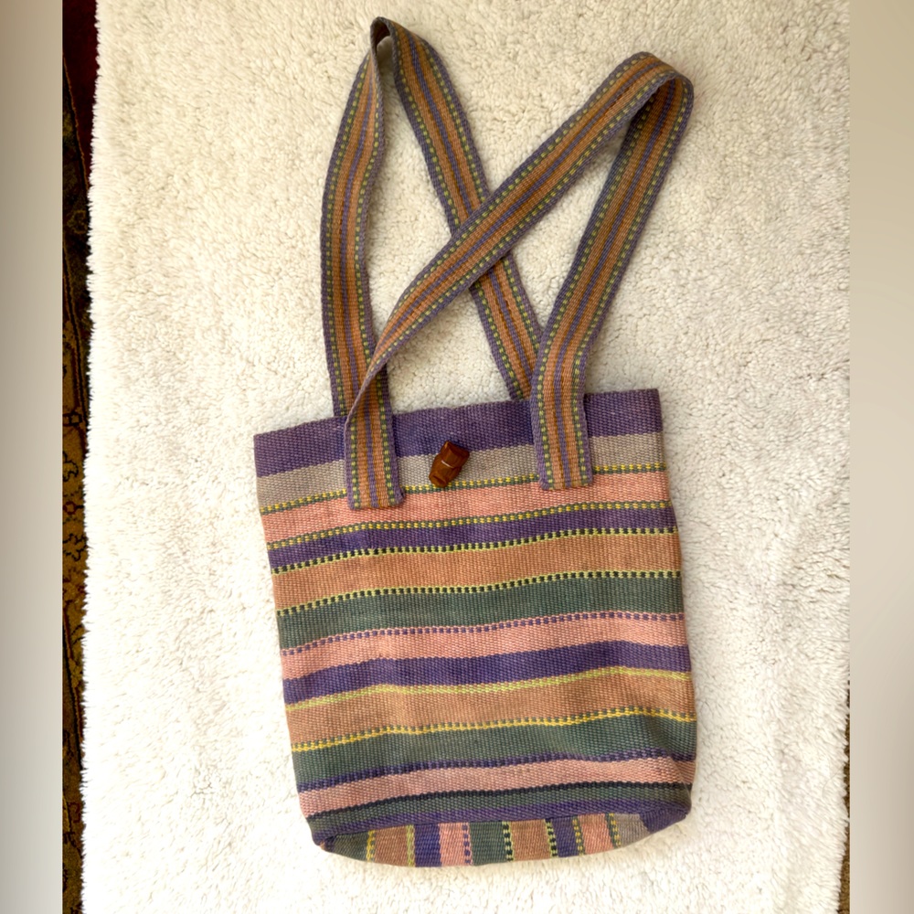 Summer cotton weaving canvas bag